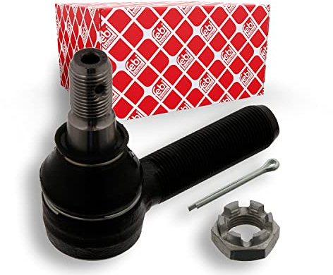 febi bilstein 12575 Tie Rod End with castle nut and cotter pin, pack of one