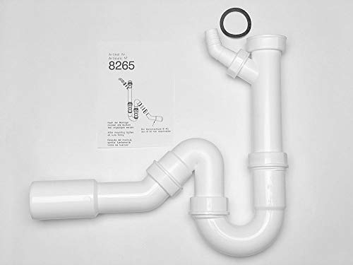 Teka Abfluss-Siphon 08265 Grau 40 mm