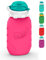 Squeasy Snacker – Wiederverwendbares Quetschie aus Silikon, Quetschbeutel zum selbst befüllen, BPA, PVC und Phthalat-frei (Pink)