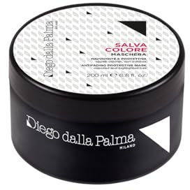 Diego dalla Palma | SALVACOLORE - Maschera Capelli Ravvivante e Protettiva, per Capelli Colorati o con Mechès Prolunga la Durata del Colore, 200ml