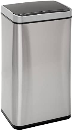 5five - papelera automática sensor 40l acero inoxidable