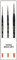 Raphael Pinceau Series 8404,kolinsky Rouge Sable Pinceau,Set 3pcs,Taille 5/0 2/0. 0 France Espace Beaux Arts