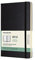 Moleskine - 18-Monats Wochenplaner/Terminplaner, Terminkalender 2021/2022, Wochennotizbuch mit festem Einband und elastischem Verschluss, Format Large/A5 13 x 21 cm, Farbe Schwarz, 208 Seiten