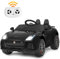 DREAMADE Voiture Électrique pour Enfant avec Télécommande, Véhicule Électrique avec Phares et Musique, Double Porte Verrouillable et Pneus Résistants, Démarrage Progressif, pour Enfant 3-8Ans (Noir)
