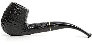 Pipa LA ROSSI 670 KS 6mm - Modello Egg - Finissaggio Rusticato Nero