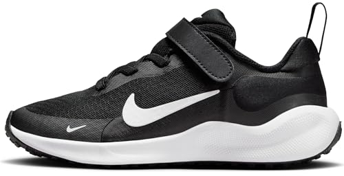 NIKE Revolution 7 (PSV), Zapatillas para Caminar, Negro Blanco Blanco, 31.5 EU