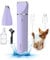 Casfuy Cordless Dog Paw Trimmer - Low Noise Dog Clippers with Double Blades USB Rechargeable Grooming Clipper for Dogs Cats and Small Pets for Trimming Hair Around Paws, Eyes, Ears, Face, Rump