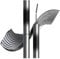 3D Curling Doll Mascara - Black Volume and Length, Iron-Strong, Waterproof, Long-Lasting, Extra Slim Metal Wand