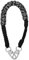 CHUQING Chaîne de téléphone portable noire dragonne courte pour téléphone portable porte-clés court pour téléphone portable