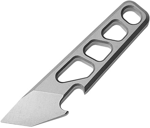 EDC Pry Bar Multitool, Titanium Mini Crowbar, Pocket Tool Pry Bar, Bottle Opener, Keychain for Outdoor Camping Daily Home Use