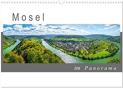 Mosel im Panorama (Wandkalender 2026 DIN A3 quer), CALVENDO Monatskalender: Panoramabilder von der Mosel (CALVENDO Natur)