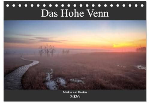Das Hohe Venn (Tischkalender 2026 DIN A5 quer), CALVENDO Monatskalender: Das Hohe Venn im deutsch/belgischem Grenzgebiet (CALVENDO Natur)