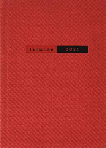 Terminer A6, Struktur rot Kalender 2021