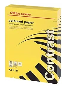 Office Depot Copier Paper 500 Sheets A4 80 g/m² Yellow