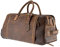 Alpenleder Reisetasche mit Rollen - ROM (Handgefertigt) - Nachhaltiges Bio-Leder aus regionaler Landwirtschaft | Trolley Reisetasche für Damen & Herren Leder *Fair Produziert* (55x30x30cm, Koffee)