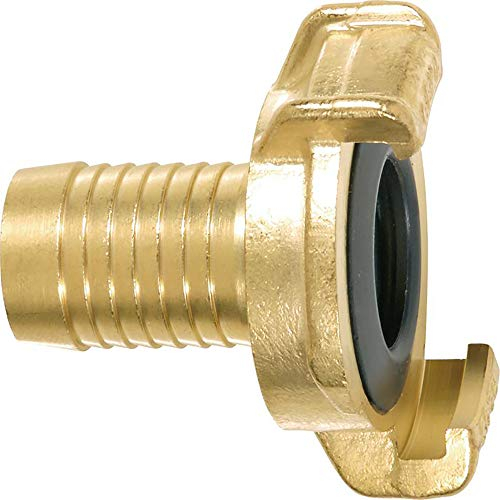 Geka 40102SB Raccord à Douille 5/8 16mm avec Profil Rainuré, Or, 18 x 8 x 13 cm