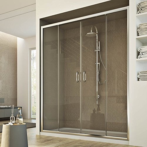 Idralite Porta Doccia 160CM H185 Trasparente MOD. Replay 2 Ante