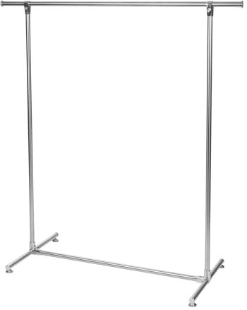 Perel Portemanteau, 1 barre, 125 x 50 x 130 cm, charge maximale 75 kg, métal