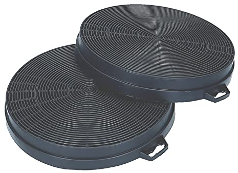 2 Filtro a carbone attivo Cappa di aspirazione per Ariston Whirlpool 48128172828343 484000008579 CHF210/1 210/200 mm B210