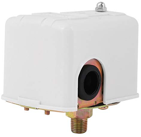 Interrupteur de pression de pompe interrupteur de pression durable, commande de pressostat, réglable pour la pompe à eau allumer/éteindre automatiquement