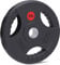 Lions Olympic Weight Plates - Rubber Coated Cast Iron 2inch 5cm Discs Bar Hole Standard Weights Plates for Home Gym Barbell Bar, Weightlifting Training Fitness Workout (Black, 1 x 20kg)