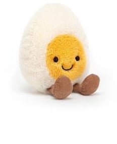 Jellycat Amuseable Happy Boiled Egg - L: 4 cm x l: 8 cm x h: 14 cm