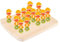 AHANDMAKER Porte-brochettes Alimentaires en Bois, brochettes de Fruits Cocktail Pick Stand Lollipop Apéritif Présentoir de Nourriture avec 35 Trous pour divertir Service de Restauration Événements