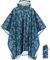 ANYOO Leichter Wasserdichter Regenponcho Herren und Damen Regenjacken Ripstop Atmungsaktiver Mehrzweck Regenmantel mit Kapuze für Outdoor Wandern Camping Angeln, Schildkröten, Einheitsgröße