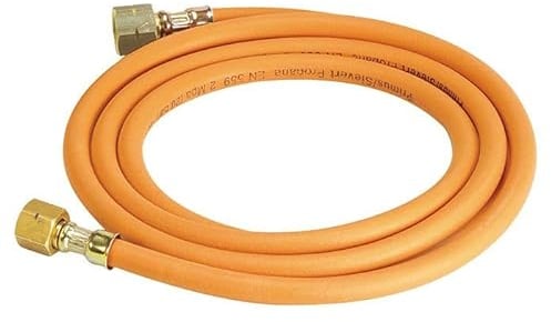 LPG Gas Blow Torch Hose Assembly 3M Long with 3/8 Left Hand BSP Fittings Each End