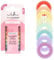 invisibobble Original Haargummi Bunt Rainbow Vibes |Spiral-Haargummi Set Besonders sanft zum Haar | Haargummis Gegen Haarbruch und Spliss | Ohne Abdruck | 8 Stück