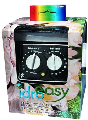 Programmatore ELETTRONICO da Rubinetto, irrigazione in Automatico impostando Tempo di irrigazione e frequenza.