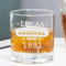 Wanapix | Vaso de Whisky Personalizado con Nombre | Vaso Cristal Grabado | Regalo Dia del Padre | 38 cl | Apto para Lavavajillas | Original