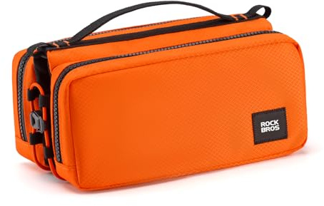ROCKBROS Fahrrad Rahmentasche Fahrradtasche Rahmen Aufbewahrungstasche mit Schultergurt Fahrrad Oberrohrtasche für Rennrad Mountainbike Umhängetasche
