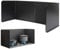 Wuciray Paraspruzzi Pieghevole, per Cucina, Cucina, Pieghevole, paraspruzzi per Cucina e Stufa, Protezione dagli Schizzi, Colore Nero (30 cm)