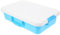 Toyvian Bac à sable portable en plastique avec couvercle et poignées - 38, 1 x 25, 4 cm - Pour activités sensorielles