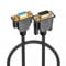 PNGKNYOCN VGA Extension Cable,15 pin 1080P Full HD VGA Male to Female Monitor Video Cable for Computer PC Monitor Laptop TV Projector and More (0.5M)