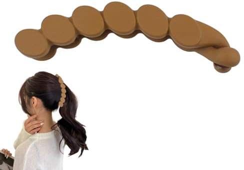 Shitafe Ponytail Holder Clips | Vertical Hair Claw Clips Clamp Ponytail Holder Clip,Matte Strong Hold Vertical Hair Clamp Hair Beauty Accessories for Girls