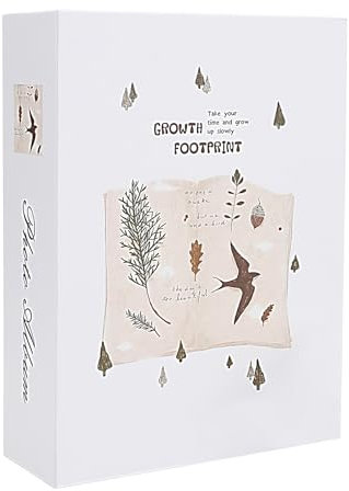 Fotoalbum, Einsteckalbum 10x15 – kann 100 Fotos im Format 10x15 cm aufnehmen – Mini Fotoalbum – Fotoalbum – ideal zum Festhalten des Wachstums der Kinder