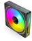 Infinitys ARGB 120mm Fan Silents Operations With High Densitys Bearings For Computer Chassis Cooling