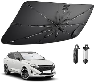 BIBIBO Compatible con Nissan Qashqai J12 2021-2024 2025 2026 Parasol Parasol Parabrisas Delantero Parasol Parabrisas Coche Parasol Qashqai J12 Accesorios