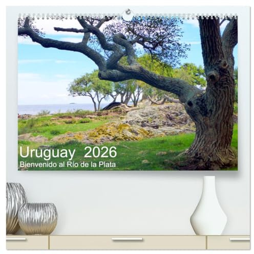 Uruguay - Bienvenido al Río de la Plata (hochwertiger Premium Wandkalender 2026 DIN A2 quer), Kunstdruck in Hochglanz: Land der Gauchos und endloser Strände (CALVENDO Orte)