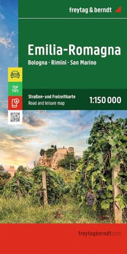 Emilia-Romagna Road and Leisure Map 1:150,000 scale: Bologna - Rimini - San Marino