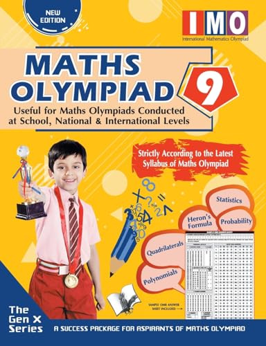 International Maths Olympiad - Class 9(With OMR Sheets): Theories with Examples, MCQS & Solutions, Previous Questions, Model Test Papers