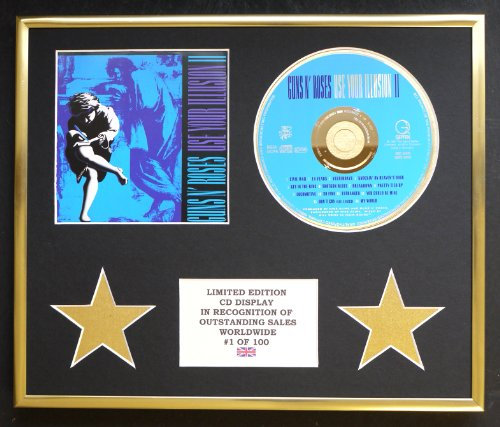 GUNS N' ROSES/CADRE CD/EDITION LIMITEE/CERTIFICAT D'AUTHENTICITE/USE YOUR ILLUSION II