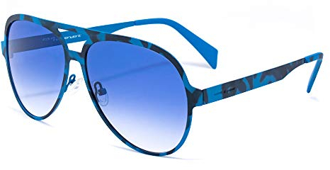 Italia Independent Herren 0021-023-000 Sonnenbrille, Blau (Azul), 58