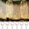 LED Lichterkette, Feenflaschenlichter, 2 m, 20 LED, 6 Stück Warmweiß Flaschenlicht für DIY, Party Hochzeit Stimmung Lichter, Lichterketten für Außen Innen Deko