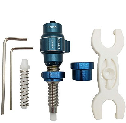 SHARROW Bogenschießen Cushion Plunger Aluminium Button Plunger für Recurvebogen Pfeilauflagen Bogensport Zubehör (Blau)