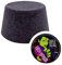 Black as Your Soul hexbomb Original Goth bathbomb Black