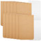 Paper Junkie Mini-Notizhefte mit Kraftpapier-Cover A7 (Set, 12 Stück) - Liniert, Leicht, Handlich - Ideal als Reisetagebuch, für Skizzen - 32 Blatt, Braun, 6,8 x 11,4 cm