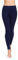 SOFTSAIL Leggings 95% Cotton Womens Leggings High Waist Leggings Full Length Ladies High Waisted Leggings Tummy Control Lady Legging Stretchy Pants Free Time Relax Walking Navy, 10
